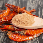 Crevettes fumées séchées moulues du Bénin, pot en verre