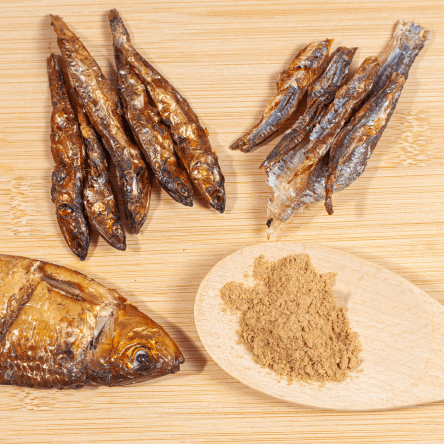 Anchois fumé Dowèvi du Bénin moulu, pot en verre - photo 2