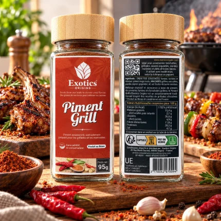 Piment grill moulu